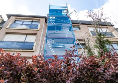 Tour d'échafaudages au Luxembourg