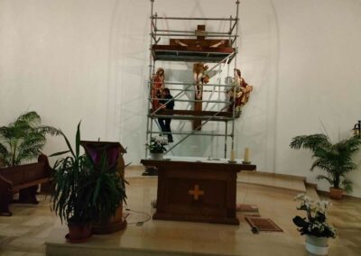 Échafaudage intérieur à Metz